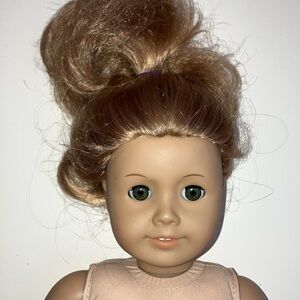 American Girl 18” Doll Blonde with Green Eyes